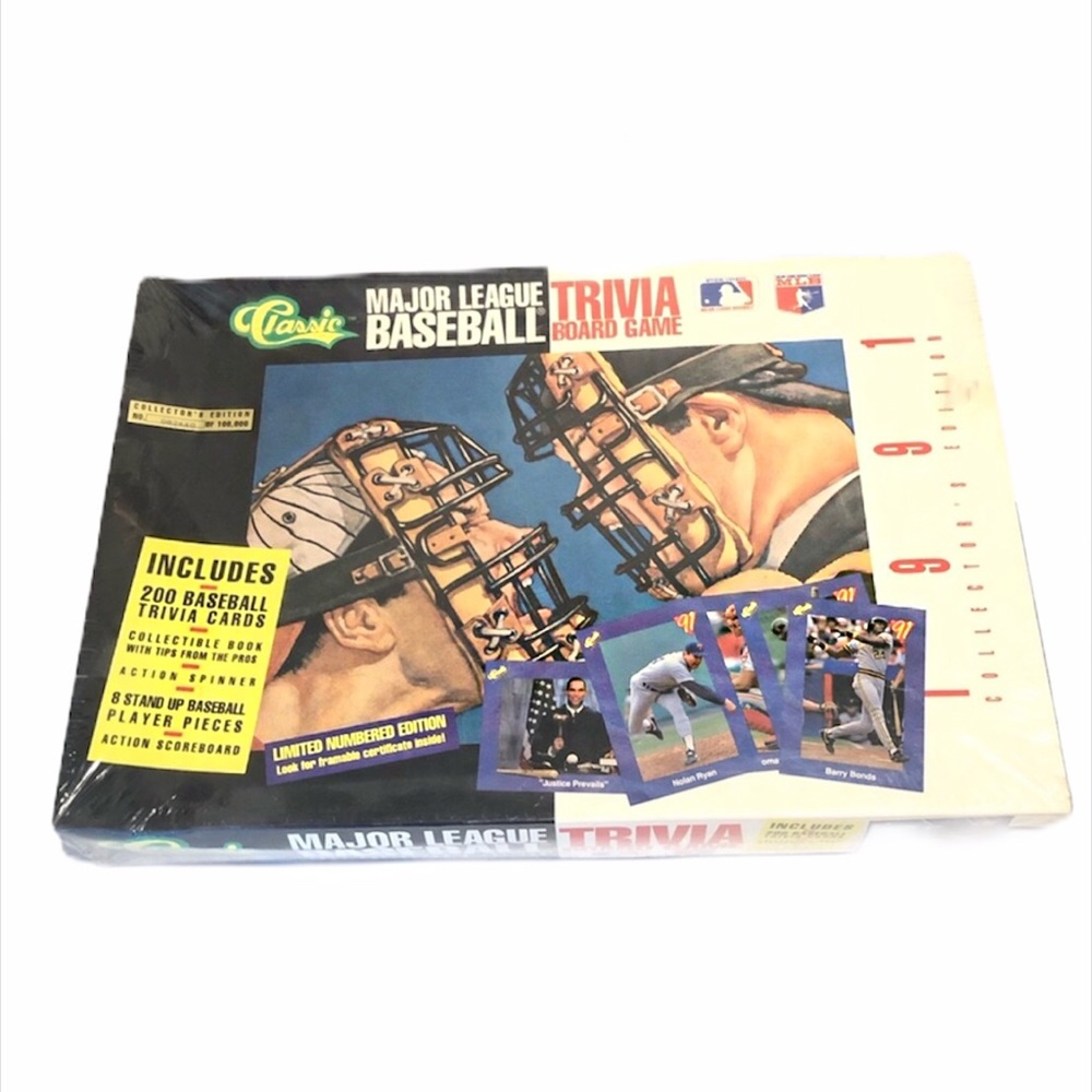 Vintage Major League Baseball Trivia Game Brand New
